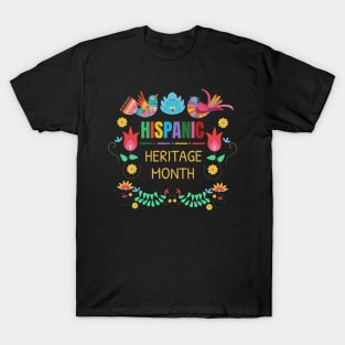 Hispanic Heritage Month Colorful T-Shirt